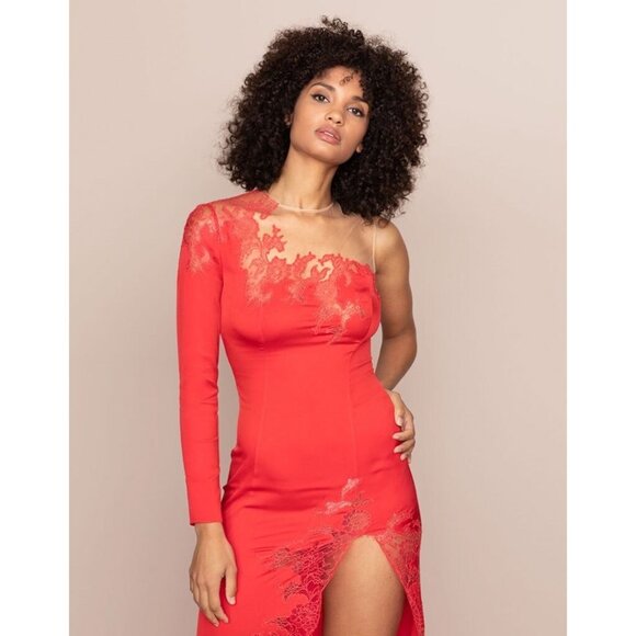 Agent Provocateur Serayah Silk Red Dress UK8 Small NWT - Picture 2 of 10